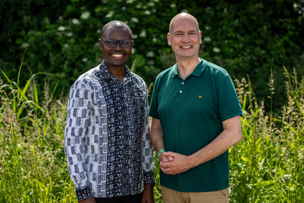 John Ochieng en Gert-Jan Segers